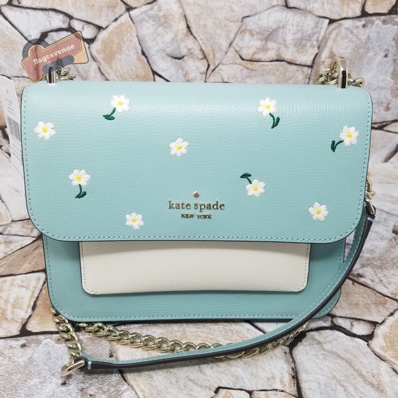 #bagsavenue fast ship purse Remi Daisy Embroidered Chain Crossbody kate spade - Picture 9 of 11